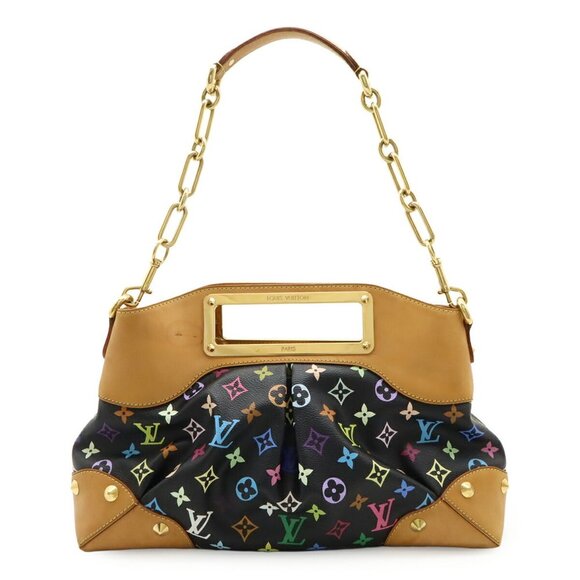 LOUIS VUITTON Black Monogram Shoulder Bag - Picture 1 of 9